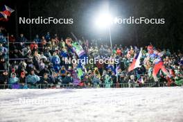 11.02.2024, Nove Mesto na Morave, Czechia (CZE): Anton Vidmar (SLO) - IBU World Championships Biathlon, pursuit men, Nove Mesto na Morave (CZE). www.nordicfocus.com. © Manzoni/NordicFocus. Every downloaded picture is fee-liable.