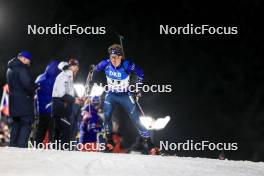 11.02.2024, Nove Mesto na Morave, Czechia (CZE): Campbell Wright (USA) - IBU World Championships Biathlon, pursuit men, Nove Mesto na Morave (CZE). www.nordicfocus.com. © Manzoni/NordicFocus. Every downloaded picture is fee-liable.