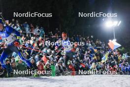 11.02.2024, Nove Mesto na Morave, Czechia (CZE): Philipp Horn (GER) - IBU World Championships Biathlon, pursuit men, Nove Mesto na Morave (CZE). www.nordicfocus.com. © Manzoni/NordicFocus. Every downloaded picture is fee-liable.