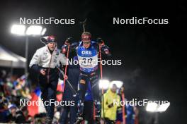 11.02.2024, Nove Mesto na Morave, Czechia (CZE): Endre Stroemsheim (NOR) - IBU World Championships Biathlon, pursuit men, Nove Mesto na Morave (CZE). www.nordicfocus.com. © Manzoni/NordicFocus. Every downloaded picture is fee-liable.