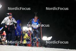 11.02.2024, Nove Mesto na Morave, Czechia (CZE): Endre Stroemsheim (NOR) - IBU World Championships Biathlon, pursuit men, Nove Mesto na Morave (CZE). www.nordicfocus.com. © Manzoni/NordicFocus. Every downloaded picture is fee-liable.