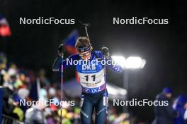 11.02.2024, Nove Mesto na Morave, Czechia (CZE): Campbell Wright (USA) - IBU World Championships Biathlon, pursuit men, Nove Mesto na Morave (CZE). www.nordicfocus.com. © Manzoni/NordicFocus. Every downloaded picture is fee-liable.