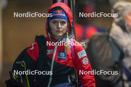 11.02.2024, Nove Mesto na Morave, Czechia (CZE): Anna Gandler (AUT) - IBU World Championships Biathlon, pursuit women, Nove Mesto na Morave (CZE). www.nordicfocus.com. © Thibaut/NordicFocus. Every downloaded picture is fee-liable.