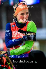 11.02.2024, Nove Mesto na Morave, Czechia (CZE): Anamarija Lampic (SLO) - IBU World Championships Biathlon, pursuit women, Nove Mesto na Morave (CZE). www.nordicfocus.com. © Manzoni/NordicFocus. Every downloaded picture is fee-liable.