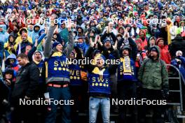 11.02.2024, Nove Mesto na Morave, Czechia (CZE): Event Feature: Fans - IBU World Championships Biathlon, pursuit women, Nove Mesto na Morave (CZE). www.nordicfocus.com. © Manzoni/NordicFocus. Every downloaded picture is fee-liable.