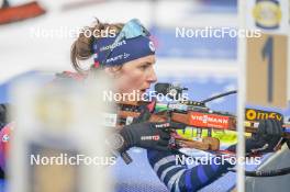 11.02.2024, Nove Mesto na Morave, Czechia (CZE): Justine Braisaz-Bouchet (FRA) - IBU World Championships Biathlon, pursuit women, Nove Mesto na Morave (CZE). www.nordicfocus.com. © Thibaut/NordicFocus. Every downloaded picture is fee-liable.