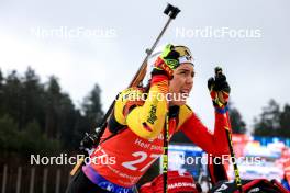 11.02.2024, Nove Mesto na Morave, Czechia (CZE): Lotte Lie (BEL) - IBU World Championships Biathlon, pursuit women, Nove Mesto na Morave (CZE). www.nordicfocus.com. © Manzoni/NordicFocus. Every downloaded picture is fee-liable.