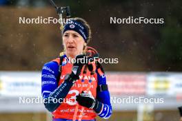 11.02.2024, Nove Mesto na Morave, Czechia (CZE): Deedra Irwin (USA) - IBU World Championships Biathlon, pursuit women, Nove Mesto na Morave (CZE). www.nordicfocus.com. © Manzoni/NordicFocus. Every downloaded picture is fee-liable.