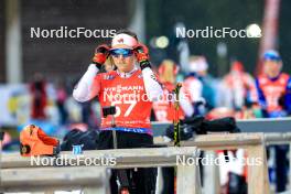 11.02.2024, Nove Mesto na Morave, Czechia (CZE): Emily Dickson (CAN) - IBU World Championships Biathlon, pursuit women, Nove Mesto na Morave (CZE). www.nordicfocus.com. © Manzoni/NordicFocus. Every downloaded picture is fee-liable.