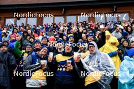 11.02.2024, Nove Mesto na Morave, Czechia (CZE): Event Feature: Fans - IBU World Championships Biathlon, pursuit women, Nove Mesto na Morave (CZE). www.nordicfocus.com. © Manzoni/NordicFocus. Every downloaded picture is fee-liable.