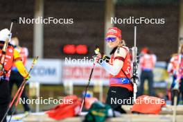 11.02.2024, Nove Mesto na Morave, Czechia (CZE): Amy Baserga (SUI) - IBU World Championships Biathlon, pursuit women, Nove Mesto na Morave (CZE). www.nordicfocus.com. © Manzoni/NordicFocus. Every downloaded picture is fee-liable.