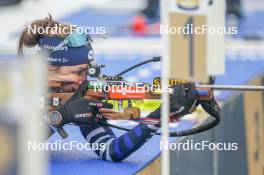 11.02.2024, Nove Mesto na Morave, Czechia (CZE): Justine Braisaz-Bouchet (FRA) - IBU World Championships Biathlon, pursuit women, Nove Mesto na Morave (CZE). www.nordicfocus.com. © Thibaut/NordicFocus. Every downloaded picture is fee-liable.