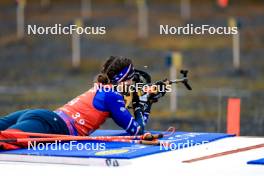 11.02.2024, Nove Mesto na Morave, Czechia (CZE): Deedra Irwin (USA) - IBU World Championships Biathlon, pursuit women, Nove Mesto na Morave (CZE). www.nordicfocus.com. © Manzoni/NordicFocus. Every downloaded picture is fee-liable.