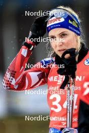 11.02.2024, Nove Mesto na Morave, Czechia (CZE): Lisa Theresa Hauser (AUT) - IBU World Championships Biathlon, pursuit women, Nove Mesto na Morave (CZE). www.nordicfocus.com. © Manzoni/NordicFocus. Every downloaded picture is fee-liable.