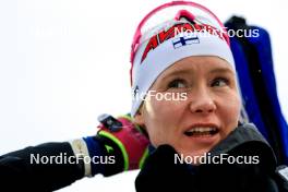 11.02.2024, Nove Mesto na Morave, Czechia (CZE): Suvi Minkkinen (FIN) - IBU World Championships Biathlon, pursuit women, Nove Mesto na Morave (CZE). www.nordicfocus.com. © Manzoni/NordicFocus. Every downloaded picture is fee-liable.