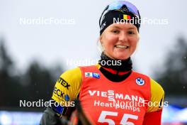 11.02.2024, Nove Mesto na Morave, Czechia (CZE): Maya Cloetens (BEL) - IBU World Championships Biathlon, pursuit women, Nove Mesto na Morave (CZE). www.nordicfocus.com. © Manzoni/NordicFocus. Every downloaded picture is fee-liable.