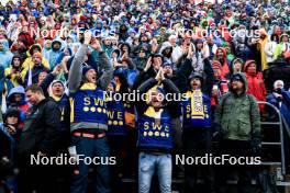 11.02.2024, Nove Mesto na Morave, Czechia (CZE): Event Feature: Fans - IBU World Championships Biathlon, pursuit women, Nove Mesto na Morave (CZE). www.nordicfocus.com. © Manzoni/NordicFocus. Every downloaded picture is fee-liable.