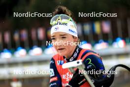 11.02.2024, Nove Mesto na Morave, Czechia (CZE): Lou Jeanmonnot (FRA) - IBU World Championships Biathlon, pursuit women, Nove Mesto na Morave (CZE). www.nordicfocus.com. © Manzoni/NordicFocus. Every downloaded picture is fee-liable.