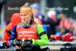 11.02.2024, Nove Mesto na Morave, Czechia (CZE): Polona Klemencic (SLO) - IBU World Championships Biathlon, pursuit women, Nove Mesto na Morave (CZE). www.nordicfocus.com. © Manzoni/NordicFocus. Every downloaded picture is fee-liable.