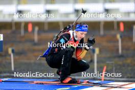 11.02.2024, Nove Mesto na Morave, Czechia (CZE): Franziska Preuss (GER) - IBU World Championships Biathlon, pursuit women, Nove Mesto na Morave (CZE). www.nordicfocus.com. © Manzoni/NordicFocus. Every downloaded picture is fee-liable.