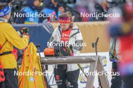 11.02.2024, Nove Mesto na Morave, Czechia (CZE): Janina Hettich-Walz (GER) - IBU World Championships Biathlon, pursuit women, Nove Mesto na Morave (CZE). www.nordicfocus.com. © Thibaut/NordicFocus. Every downloaded picture is fee-liable.