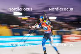 17.02.2024, Nove Mesto na Morave, Czechia (CZE): Anton Dudchenko (UKR) - IBU World Championships Biathlon, relay men, Nove Mesto na Morave (CZE). www.nordicfocus.com. © Thibaut/NordicFocus. Every downloaded picture is fee-liable.