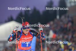 17.02.2024, Nove Mesto na Morave, Czechia (CZE): Vetle Sjaastad Christiansen (NOR) - IBU World Championships Biathlon, relay men, Nove Mesto na Morave (CZE). www.nordicfocus.com. © Manzoni/NordicFocus. Every downloaded picture is fee-liable.