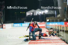 17.02.2024, Nove Mesto na Morave, Czechia (CZE): Jake Brown (USA) - IBU World Championships Biathlon, relay men, Nove Mesto na Morave (CZE). www.nordicfocus.com. © Thibaut/NordicFocus. Every downloaded picture is fee-liable.