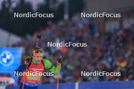 17.02.2024, Nove Mesto na Morave, Czechia (CZE): Lovro Planko (SLO) - IBU World Championships Biathlon, relay men, Nove Mesto na Morave (CZE). www.nordicfocus.com. © Manzoni/NordicFocus. Every downloaded picture is fee-liable.