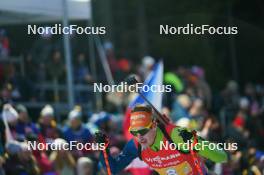 17.02.2024, Nove Mesto na Morave, Czechia (CZE): Lovro Planko (SLO) - IBU World Championships Biathlon, relay men, Nove Mesto na Morave (CZE). www.nordicfocus.com. © Thibaut/NordicFocus. Every downloaded picture is fee-liable.