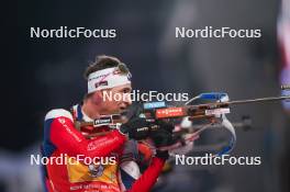 17.02.2024, Nove Mesto na Morave, Czechia (CZE): Jonas Marecek (CZE) - IBU World Championships Biathlon, relay men, Nove Mesto na Morave (CZE). www.nordicfocus.com. © Thibaut/NordicFocus. Every downloaded picture is fee-liable.