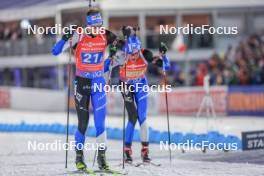 17.02.2024, Nove Mesto na Morave, Czechia (CZE): Raido Raenkel (EST) - IBU World Championships Biathlon, relay men, Nove Mesto na Morave (CZE). www.nordicfocus.com. © Manzoni/NordicFocus. Every downloaded picture is fee-liable.