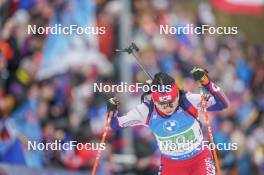 17.02.2024, Nove Mesto na Morave, Czechia (CZE): Yoonah Choi (KOR) - IBU World Championships Biathlon, relay women, Nove Mesto na Morave (CZE). www.nordicfocus.com. © Thibaut/NordicFocus. Every downloaded picture is fee-liable.