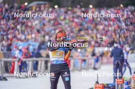 17.02.2024, Nove Mesto na Morave, Czechia (CZE): Vanessa Voigt (GER) - IBU World Championships Biathlon, relay women, Nove Mesto na Morave (CZE). www.nordicfocus.com. © Thibaut/NordicFocus. Every downloaded picture is fee-liable.