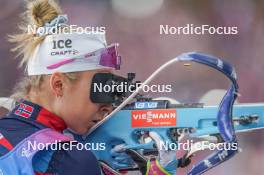 17.02.2024, Nove Mesto na Morave, Czechia (CZE): Ingrid Landmark Tandrevold (NOR) - IBU World Championships Biathlon, relay women, Nove Mesto na Morave (CZE). www.nordicfocus.com. © Thibaut/NordicFocus. Every downloaded picture is fee-liable.