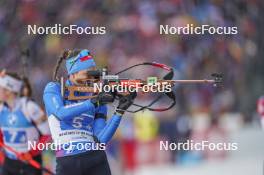 17.02.2024, Nove Mesto na Morave, Czechia (CZE): Lisa Vittozzi (ITA) - IBU World Championships Biathlon, relay women, Nove Mesto na Morave (CZE). www.nordicfocus.com. © Thibaut/NordicFocus. Every downloaded picture is fee-liable.