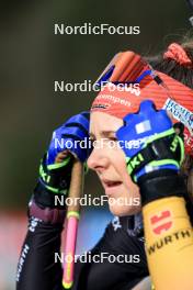 17.02.2024, Nove Mesto na Morave, Czechia (CZE): Sophia Schneider (GER) - IBU World Championships Biathlon, relay women, Nove Mesto na Morave (CZE). www.nordicfocus.com. © Manzoni/NordicFocus. Every downloaded picture is fee-liable.