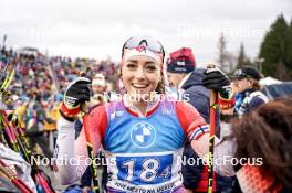 17.02.2024, Nove Mesto na Morave, Czechia (CZE): Emily Dickson (CAN) - IBU World Championships Biathlon, relay women, Nove Mesto na Morave (CZE). www.nordicfocus.com. © Thibaut/NordicFocus. Every downloaded picture is fee-liable.