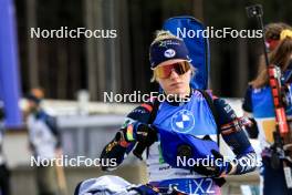 17.02.2024, Nove Mesto na Morave, Czechia (CZE): Sophie Chauveau (FRA) - IBU World Championships Biathlon, relay women, Nove Mesto na Morave (CZE). www.nordicfocus.com. © Manzoni/NordicFocus. Every downloaded picture is fee-liable.