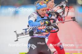 17.02.2024, Nove Mesto na Morave, Czechia (CZE): Johanna Talihaerm (EST) - IBU World Championships Biathlon, relay women, Nove Mesto na Morave (CZE). www.nordicfocus.com. © Thibaut/NordicFocus. Every downloaded picture is fee-liable.