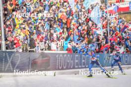 17.02.2024, Nove Mesto na Morave, Czechia (CZE): Iryna Petrenko (UKR) - IBU World Championships Biathlon, relay women, Nove Mesto na Morave (CZE). www.nordicfocus.com. © Thibaut/NordicFocus. Every downloaded picture is fee-liable.