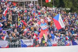 17.02.2024, Nove Mesto na Morave, Czechia (CZE): Emma Lunder (CAN) - IBU World Championships Biathlon, relay women, Nove Mesto na Morave (CZE). www.nordicfocus.com. © Thibaut/NordicFocus. Every downloaded picture is fee-liable.