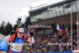 17.02.2024, Nove Mesto na Morave, Czechia (CZE): Benita Peiffer (CAN) - IBU World Championships Biathlon, relay women, Nove Mesto na Morave (CZE). www.nordicfocus.com. © Manzoni/NordicFocus. Every downloaded picture is fee-liable.