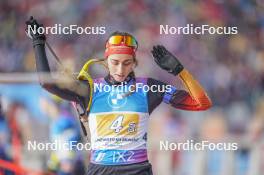 17.02.2024, Nove Mesto na Morave, Czechia (CZE): Vanessa Voigt (GER) - IBU World Championships Biathlon, relay women, Nove Mesto na Morave (CZE). www.nordicfocus.com. © Thibaut/NordicFocus. Every downloaded picture is fee-liable.