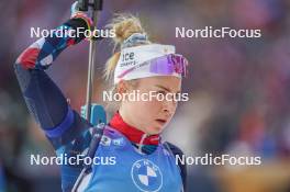 17.02.2024, Nove Mesto na Morave, Czechia (CZE): Ingrid Landmark Tandrevold (NOR) - IBU World Championships Biathlon, relay women, Nove Mesto na Morave (CZE). www.nordicfocus.com. © Thibaut/NordicFocus. Every downloaded picture is fee-liable.