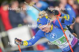 17.02.2024, Nove Mesto na Morave, Czechia (CZE): Yuliia Dzhima (UKR) - IBU World Championships Biathlon, relay women, Nove Mesto na Morave (CZE). www.nordicfocus.com. © Thibaut/NordicFocus. Every downloaded picture is fee-liable.