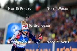 17.02.2024, Nove Mesto na Morave, Czechia (CZE): Venla Lehtonen (FIN) - IBU World Championships Biathlon, relay women, Nove Mesto na Morave (CZE). www.nordicfocus.com. © Manzoni/NordicFocus. Every downloaded picture is fee-liable.