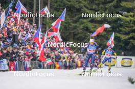 17.02.2024, Nove Mesto na Morave, Czechia (CZE): Lou Jeanmonnot (FRA) - IBU World Championships Biathlon, relay women, Nove Mesto na Morave (CZE). www.nordicfocus.com. © Thibaut/NordicFocus. Every downloaded picture is fee-liable.