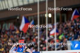 17.02.2024, Nove Mesto na Morave, Czechia (CZE): Aita Gasparin (SUI) - IBU World Championships Biathlon, relay women, Nove Mesto na Morave (CZE). www.nordicfocus.com. © Manzoni/NordicFocus. Every downloaded picture is fee-liable.