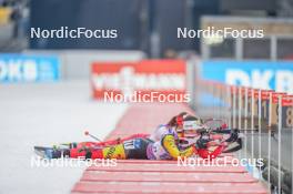 17.02.2024, Nove Mesto na Morave, Czechia (CZE): Marine Debloem (BEL) - IBU World Championships Biathlon, relay women, Nove Mesto na Morave (CZE). www.nordicfocus.com. © Thibaut/NordicFocus. Every downloaded picture is fee-liable.